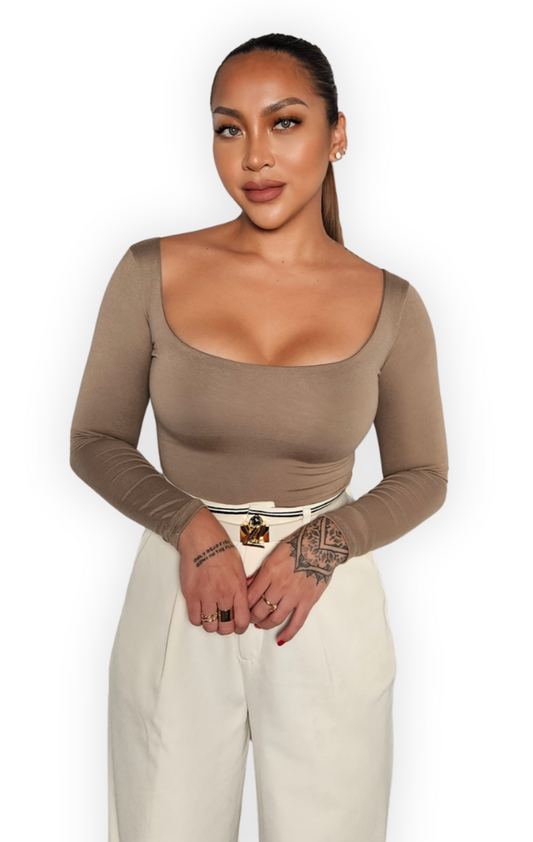 PATRICE DOUBLE LAYER LONGSLEEVE TOP