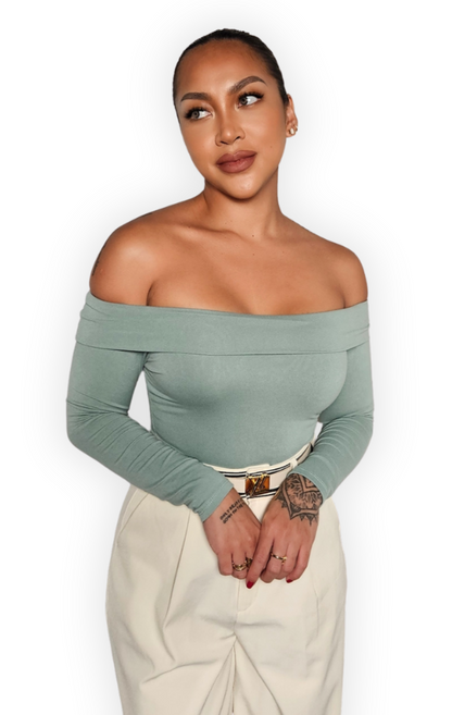 BRENDA DOUBLE LAYER OFF SHOULDER TOP