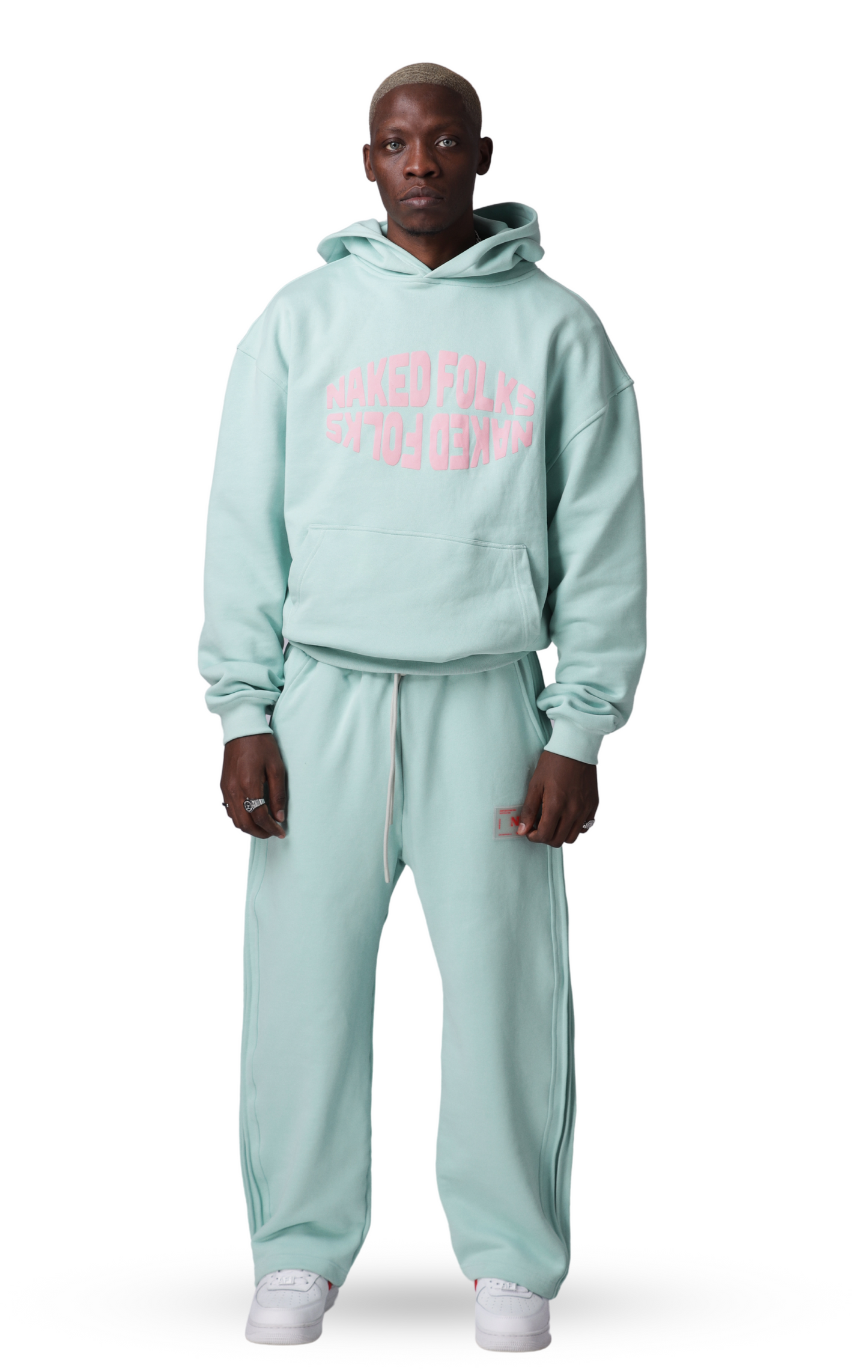 MINTY LOVE BOX HOODIE WITH PUFF PRINT