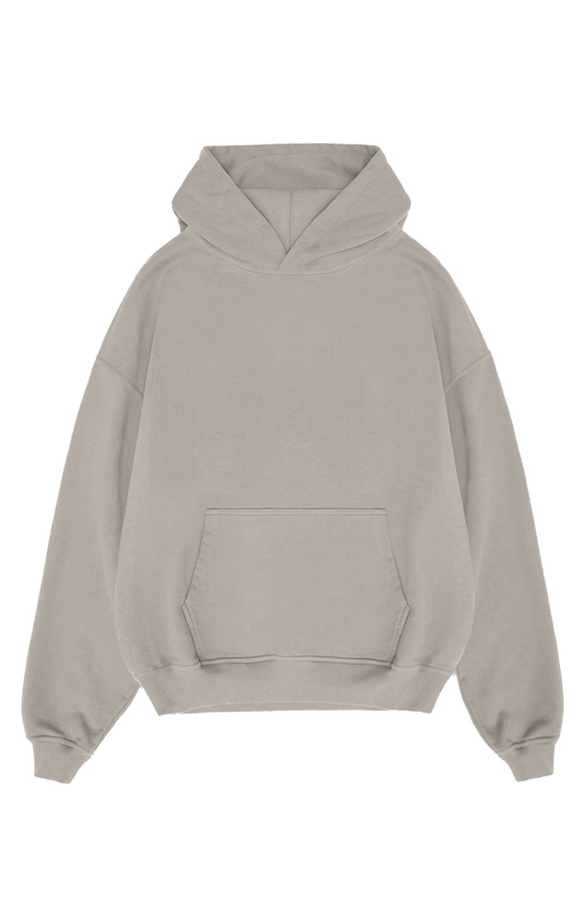 450 GSM BLANK HOODIE - ALMOND