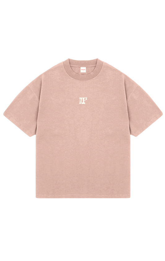 NF LOGO OVERSIZE TEE- BLUSH