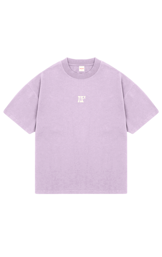 NF LOGO OVERSIZE TEE- LILAC