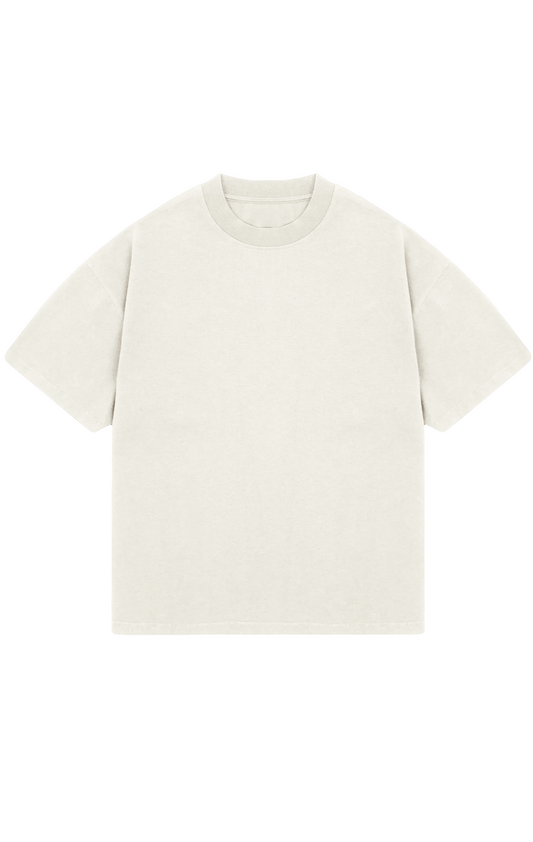310 GSM OVERSIZE TEE - OFF WHITE