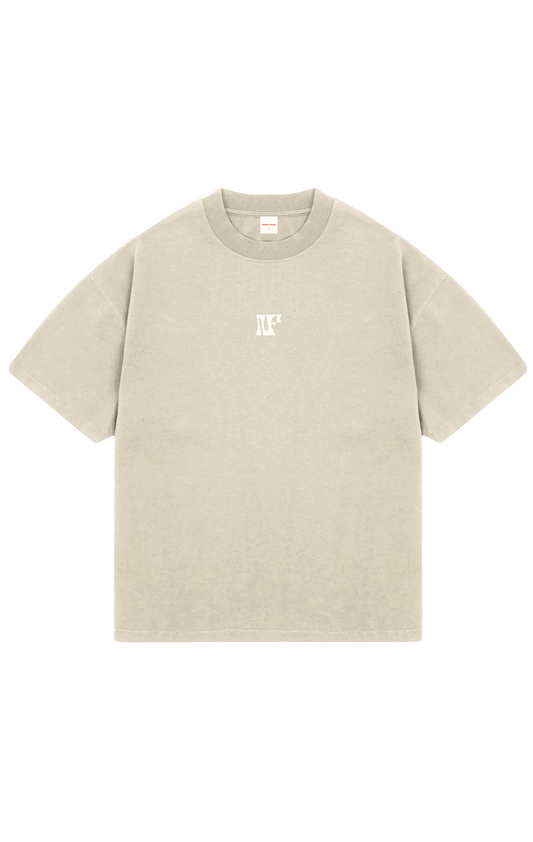 NF LOGO OVERSIZE TEE- SAND