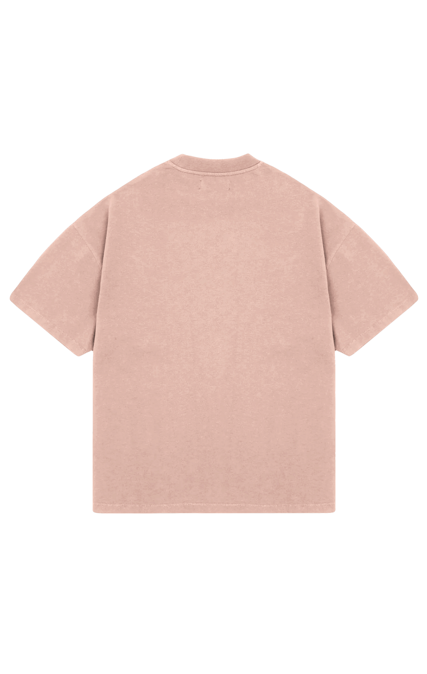 310 GSM OVERSIZE TEE - BLUSH PINK