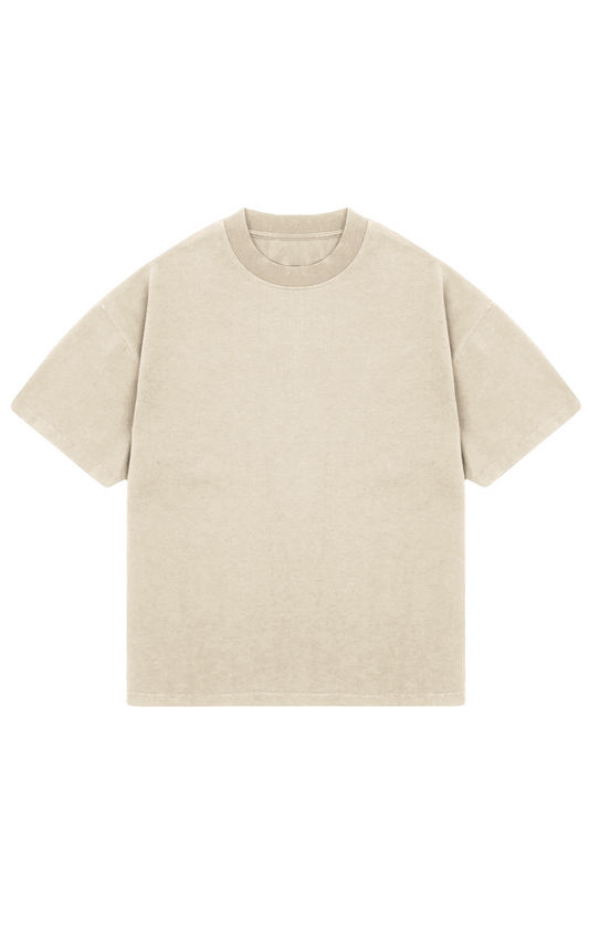 310 GSM OVERSIZE TEE - SAND