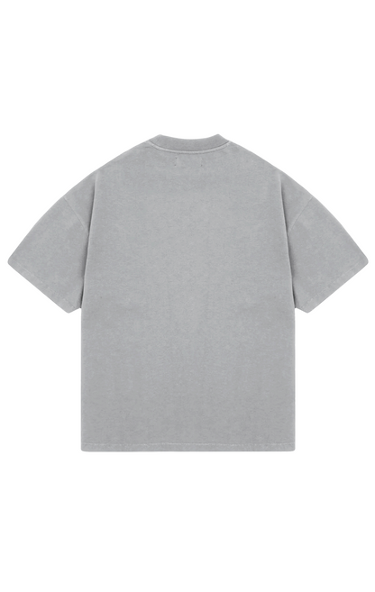 310 GSM OVERSIZE TEE - ASH