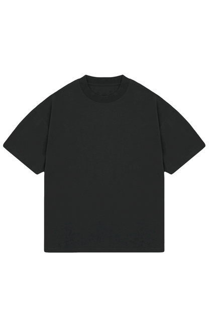 310 GSM OVERSIZE TEE - BLACK