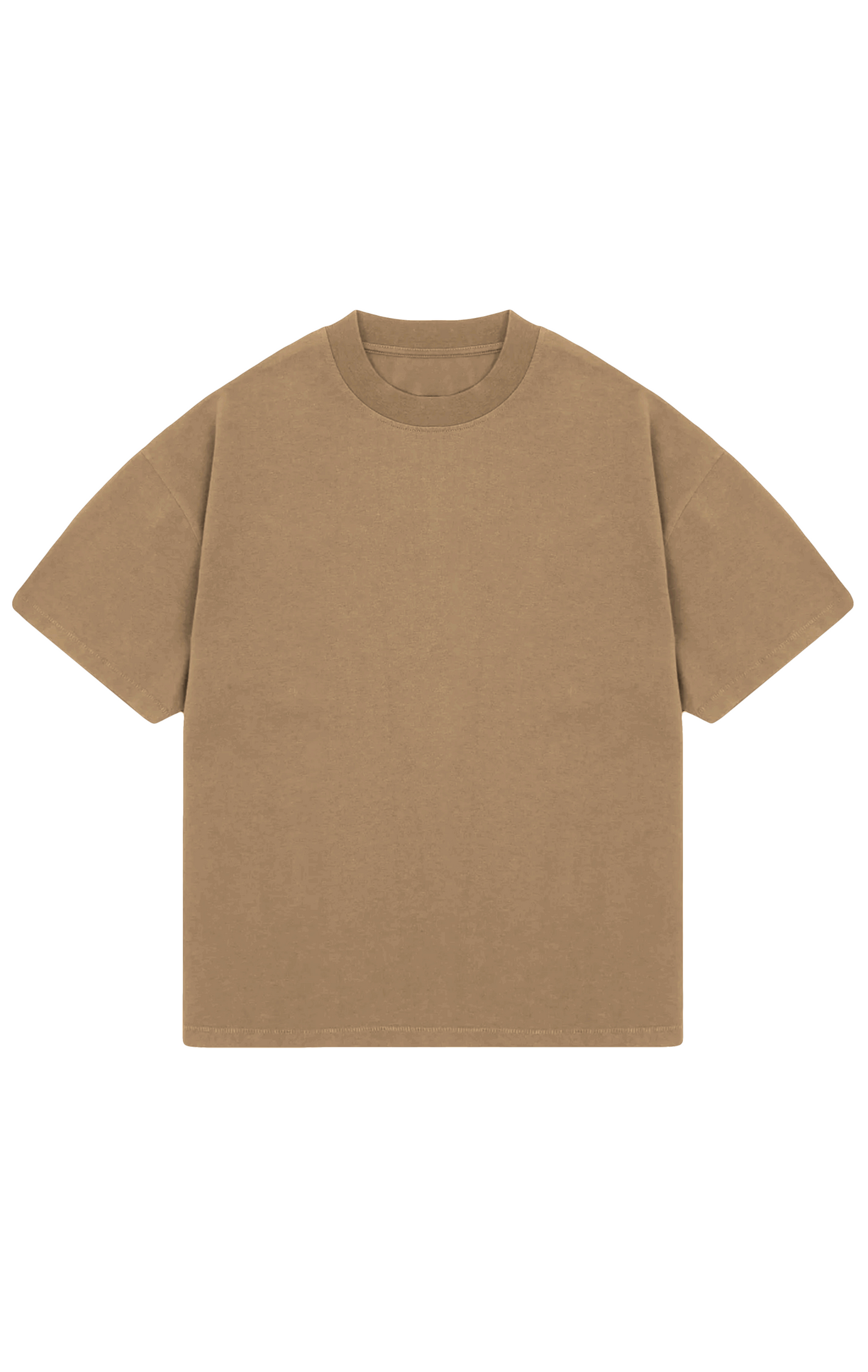 310 GSM OVERSIZE TEE - CARAMEL