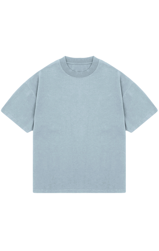 310 GSM OVERSIZE TEE - COUNTRY BLUE