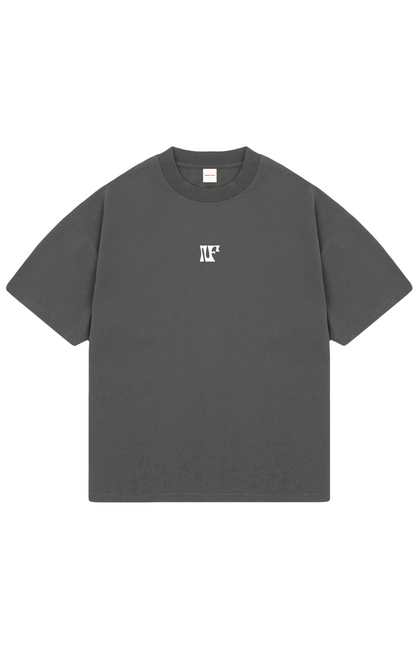 NF LOGO OVERSIZE TEE- CHARCOAL
