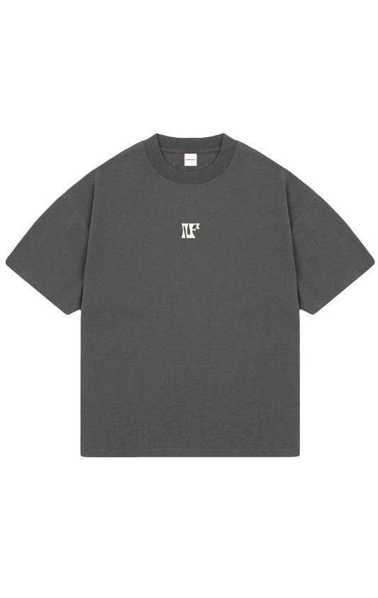 NF LOGO OVERSIZE TEE- CHARCOAL