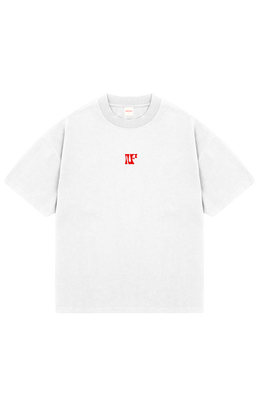 NF LOGO OVERSIZE TEE- WHITE